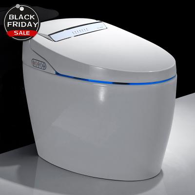 China Auto Operation Sanitary Ware Wc Ceramic Automatic Electric One Piece Smart Smart Toilet For Bathroom for sale