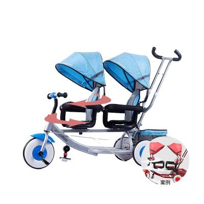 China twins kids plastic tricycle china mailand factory for sale