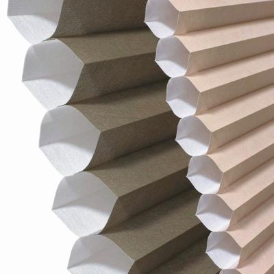 China Luxury Classic Cellular Fabric Shades Cordless Morden Polyester Slats for sale