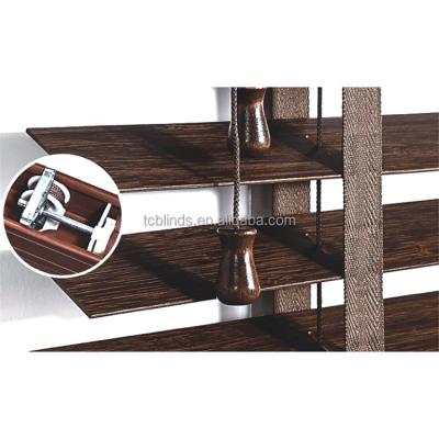 China Luxury Classic Morden Spring Wood Rollet For Blind Wooden Blind Slats for sale