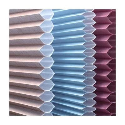 China For Blinds High Quality Durable Decorative Bottom Up Honeycomb Blinds Fabric Shades for sale