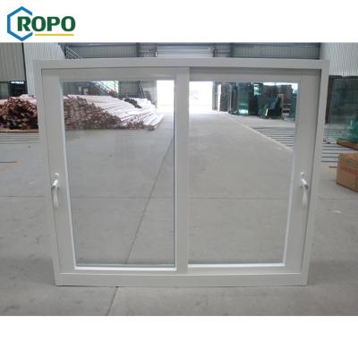 China Magnetic White Color Powder Coating Aluminum Screen NZS4211 Sliding Window For Kenya for sale