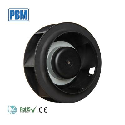 China Speed ​​Control 0~10VDC/PWM EC DC 48V 175mm Motor Centrifugal Ventilation Fan for sale