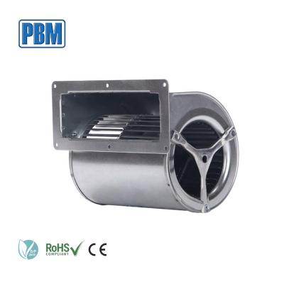 China 0~10VDC/PWM Speed ​​Control 146mm EC 230V Double Inlet Centrifugal Ventilation Fan for sale