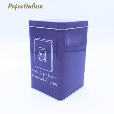 China Chocolate China Factory Custom Design Metal Square Storage Tin Packaging Boxes for sale