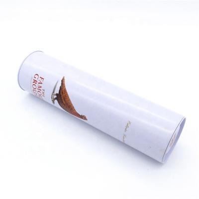 China Matte White Round Bottle Packaging Beverage Wine Tin Can for sale