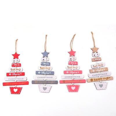 China Eco-friendly Fashionable Engraved Christmas Tree Exquisite Customizable Pendant Accessory For Christmas Day Party for sale