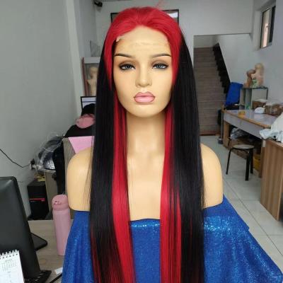 China Best Quality Amara Yaki red wig hd lace up china women's hair like wigs in stock for sale