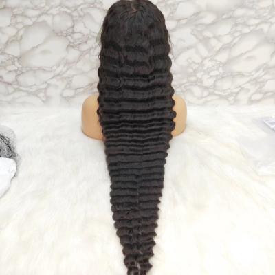 China Wholesale Brazilian Human Hair Wigs High Quality Virgin Amara Deep Wave Hair Wave Hair Wigs Wavy For Black Women for sale