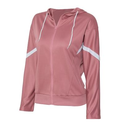 China Lightweight Style Breathable Cool Plain Women Slim Fit Long Sleeve Tight Gym Tops Fitness Sports Jacket Yoga Zipper Jackets for sale