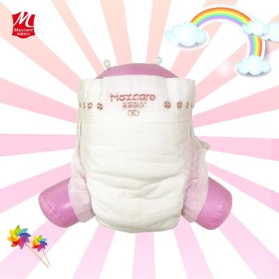 China Printed Breathable Soft Warm Thin Organic Baby Nappy Leak Proof Disposable Cheerful Diaper Manufacturer Baby Diaper for sale