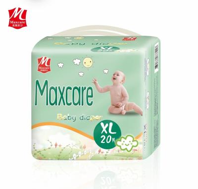 China Maxcare Printed Dry Outdoor Baby Diaper Manufacturer In China For Baby for sale