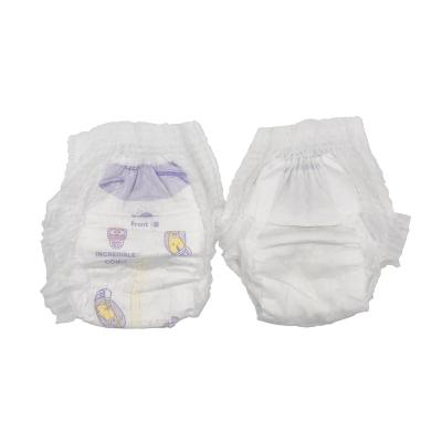 China Printed High quality disposable wholesale baby diapers manufacturer in China unique Q-shape diaper pants for sale