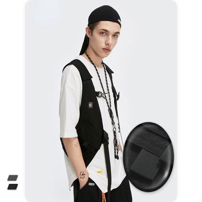 China Outdoor Custom Dropshipping Reversible Logo Graphic Windbreaker Vest Free Machining For Men With Pockets Slim Fit Vest for sale