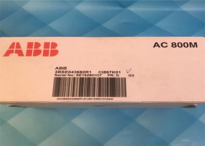 Κίνα ABB CI867 3BSE043660R1 10/100 MBIT/s (Ch1), ψηφιακή Ι Ο ενότητα 10 MBIT/s (Ch2) προς πώληση