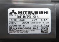 China Industrielle Servomotorhc Mitsubishis 200W SCHLÜSSELREIHE HC-MF23-S15 zu verkaufen