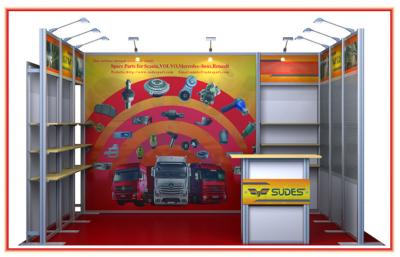 China Easy Assemble Customizable Expo Booth Displays , Eco-Friendly Modular Light Exhibition Display for sale