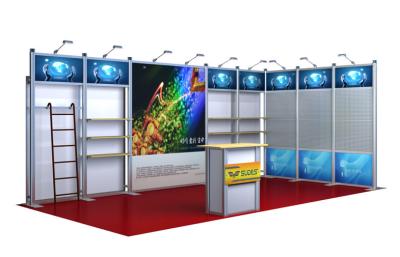 China 20ft portable aluminum display | reusable and economical booth for sale