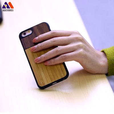 China Perfectly fit high quality empty wooden phone case for iphone, wholesale for iphone 7 wooden case for sale