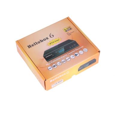 China New Hellobox 6 Plus Hellobox 6 Satellite Receiver Support H.265 HEVC T2MI USB WiFi Auto Powervu Biss Cline Newcamd Comptatible V5 for sale