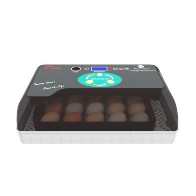 China 20 Egg Incubators Latest Factory Design Temperature Control HHD Automatic Egg Turning And Solar Chicken Full Automatic Hatching Small Eggs for sale