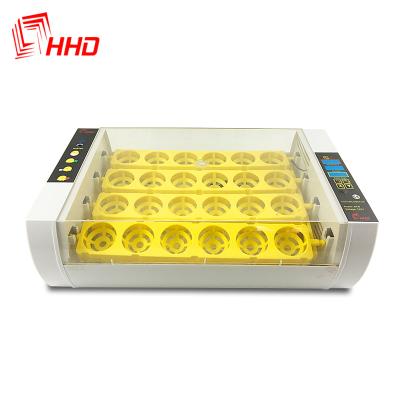 China YZ-24A HHD Multifunctional Automatic Mini 24 Egg Plant Chicken Egg Incubators for sale