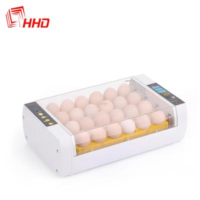 China YZ-24A Digital 24 Automatic Multifunctional Automatic Chicken Egg Incubators with Solar Power Panel for sale