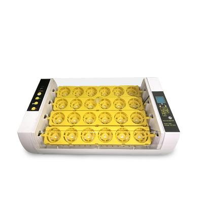 China Automatic With Special Rate One Touch Mini Egg Tester YZ-24S 98% Fully Automatic LED Egg Incubators For Sale for sale