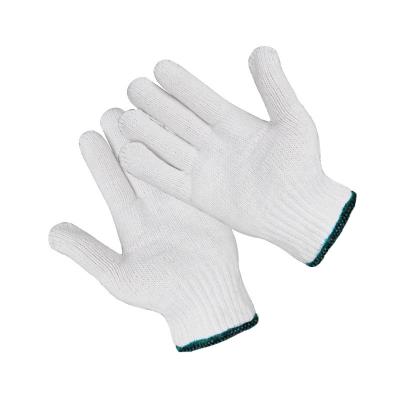 China Hot Selling Protective Operation Glove Unisex Cotton White Work Glove Chat White Cotton Gloves Auto Repair Work for sale