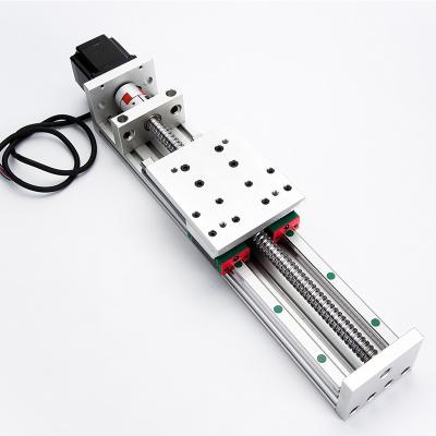 China Hotels Hg Screw Precision Linear Guide Screw Module Stepper Motor Slide Table Slide Cross Ball for sale