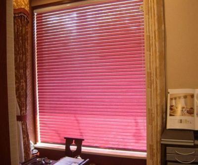 China Modern vertical/horizontal purple soft shutters window Shangri la blinds customized for sale