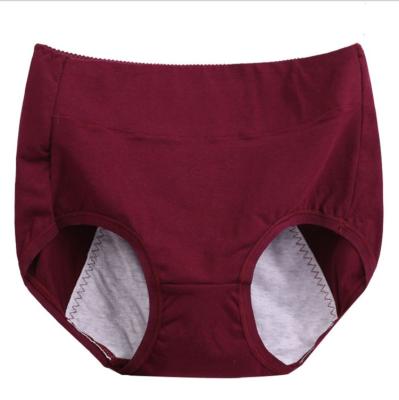 China Menstrual Brief Antibacterial Cotton Mid Rise Menstrual Panties Plus Size Period Underwear For Women 2020 for sale