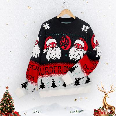 China Ugly Sweater Womens Anti-Wrinkle Christmas Christmas Sweaters Themed Knitted Custom Holiday Sweater for sale