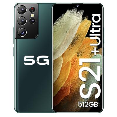 China Dual SIM Card S21+ ULTRA 12GB+512GB 16MP+32MP 6800mAh Smartphones Phones Cheap Open Android 10 Smart Dual Sim Phones 5G Mobile Phone for sale