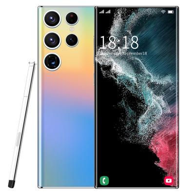 China Dual SIM Card Original 5G Smartphone S22 Ultra 6.8 Inch Big Screen 16GB+512GB Cell Phone Triple SIM Mobile Phones Android Smartphone 6800mAh 5G for sale