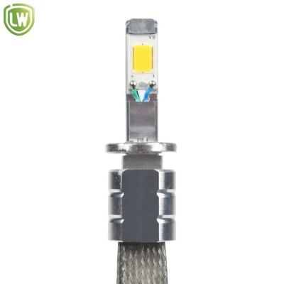 China Aluminum auto parts led super power h3 led headlight h1 h4 h11 h13 h16 6000lm led auto headlights for sale