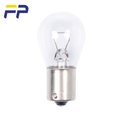 China Super Clear Copper Base+Glass Copper Base BA15S 12v 21w Led Tower Light Bulb for sale