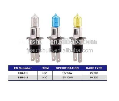 China car halogen bulb h3c 12v 55W 12v 30w halogen bulb H3c trucks for sale