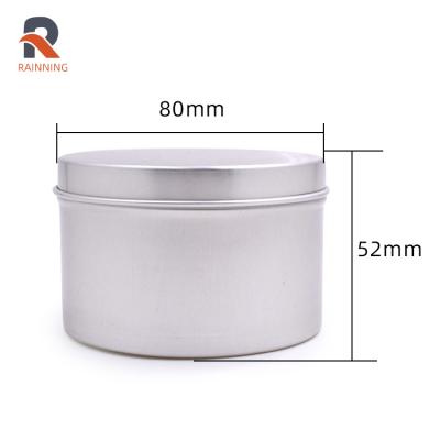 China Cosmetic Factory Direct Sale 200g/200ml Waterproof Aluminum Jar Hair Matte Pomade Wax Tin Box Container Stain Packaging Container for sale