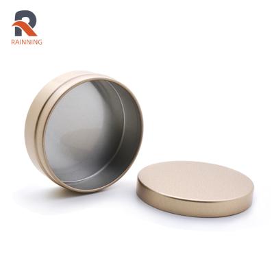 China Customized 100ml Cosmetic Luxury Aluminum Box With Flip Lid Empty Metal Tin Box Metal Can Packaging for sale