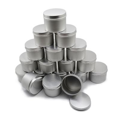 China Factory Price COSMETIC 18 Packs 100ml Metal Box Container Candle Tins Round Aluminum Tin Cans For Amazon for sale