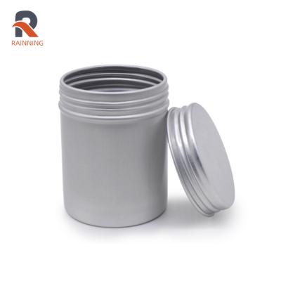 China 80ml Cosmetic Tin Cans Aluminum Large, Candle Tin Box Empty Metal Tin Jar for sale