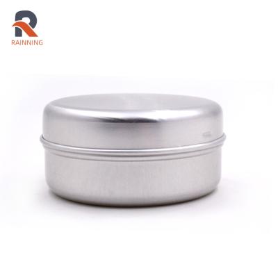 China 60g Cosmetic Metal Can Aluminum Soap Tin Can Cosmetic Packaging Click Slam Lid for sale