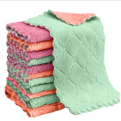 China QUICK DRY Wholesale Absorbent Kitchen Towel Cleaning Towel Dish Towel Clean Universal Dish Towels for sale