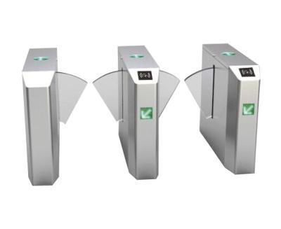 China High Efficient Flap Barrier Turnstile Stainless Steel Bridge Type DLX 317 for sale