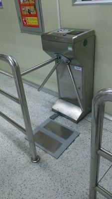 China Stainless Steel Tripod Turnstile Gate For Rfid Door Access Control System for sale