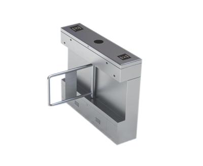 China Stainless Steel Flap Barrier Gate Bridge Shape Swing Turnstile For Pedestrian for sale