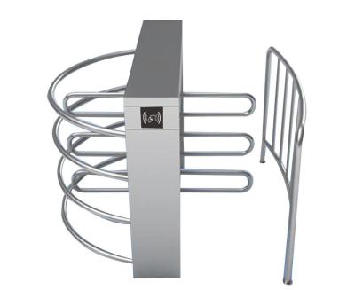 China High Durability Security Turnstile 120°Rotating Rustproof For Railway Station for sale