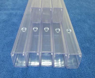 China IC pipe package clear PVC tube anti-static PVC packing tube clear hard PVC tubing for sale