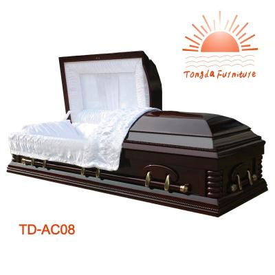 China Factory direct export style TD-AC08 high quality factory style coffin OEM European caskets best price for sale